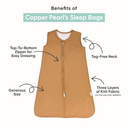 Copper Pearl Sleep Sack 0-24M Warm Cozy Trendy Design