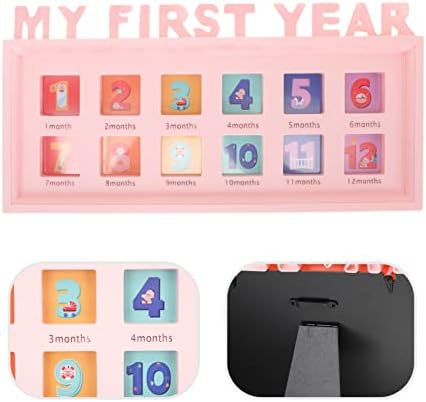 Kisangel Growth Photo Frame for 12 Months