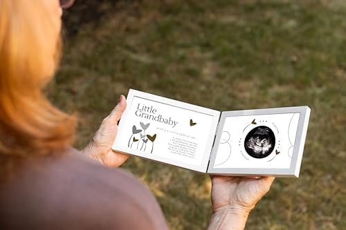 Little Grandbaby Ultrasound Frame for Grandparents - Keepsake with Sweet Poem