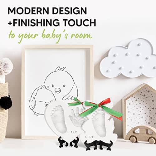 KeaBabies Baby Hand Footprint Kit - Keepsake Frame Personalized Gift 1