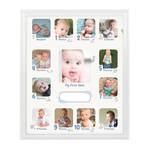 Baby First Year Collage Frame 11x13 Wood