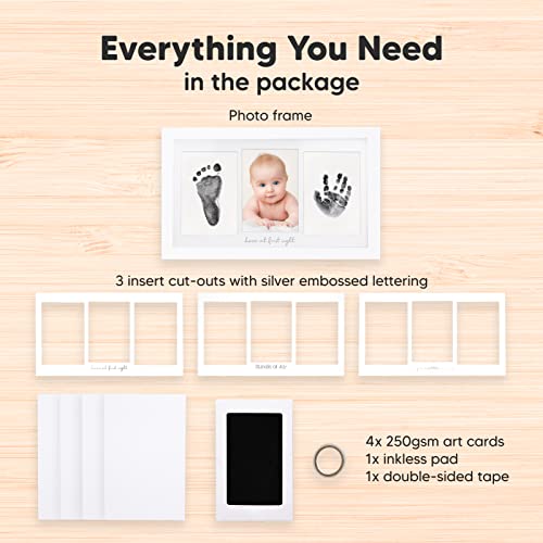 KeaBabies Baby Footprint Kit and Frame