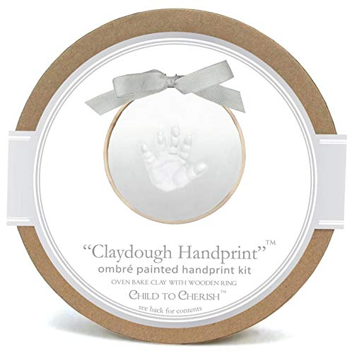 Child to Cherish Baby Ombre Painted Handprint Kit Grey
