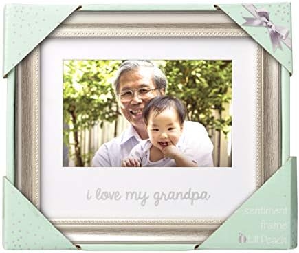 I Love My Grandpa Keepsake Frame Silver 4x6 1
