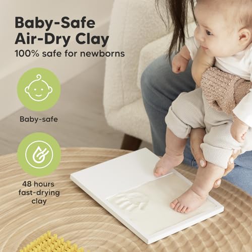 KeaBabies Baby Keepsake Frame and Memory Book 1