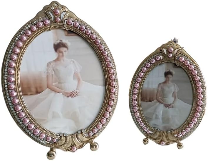 STBTOO Inlaid Pearl Metal Picture Frame 1