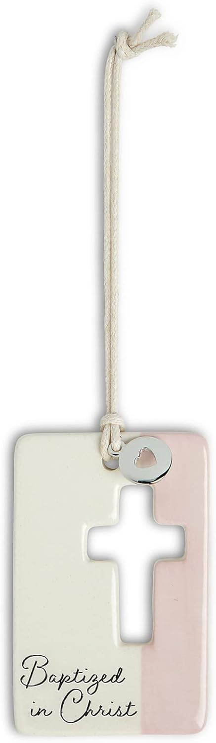DEMDACO Baptism Heart Keepsake Token 1