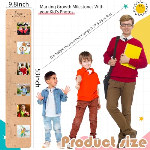 Briwooody Kids Growth Chart Wall Decor