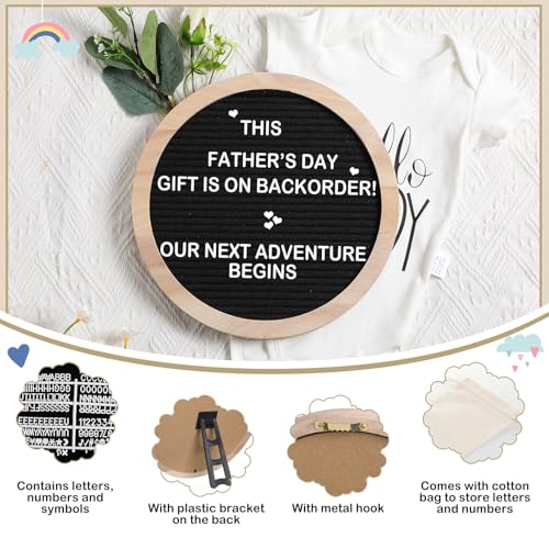 Canlierr 5Pcs Surprise Pregnancy Announcement Kit for Dad