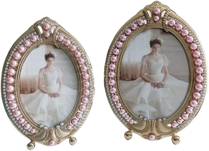 STBTOO Inlaid Pearl Metal Picture Frame 1
