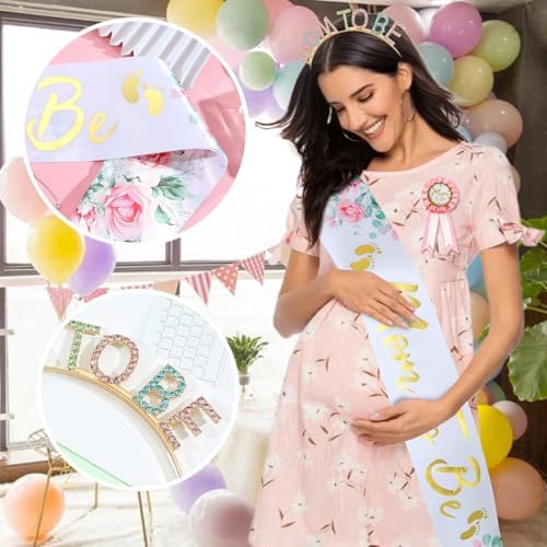 3 PCS Mom Dad to Be Pin and Maternity Sash Set