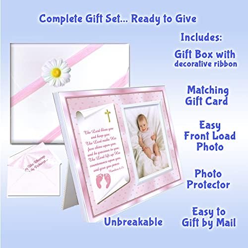 Baptism Christening Gift Picture Frame - Girl