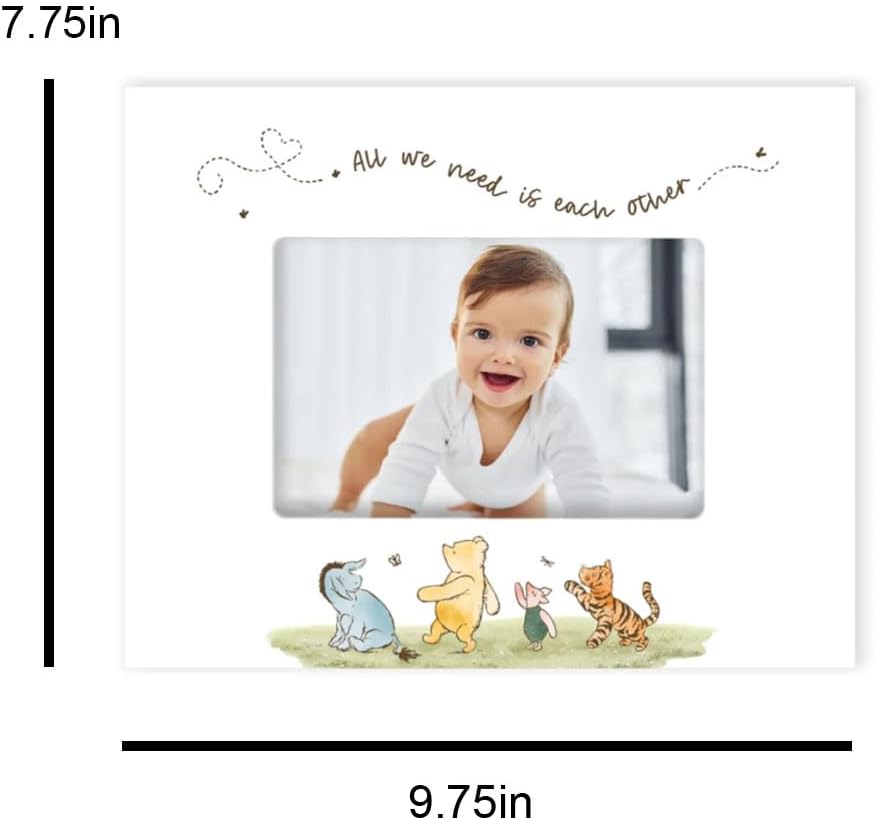 Winnie the Pooh Personalized Baby Picture Frame 4x6