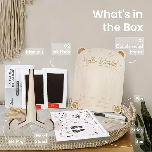 CHIPCHIP Baby Announcement Sign Memory Kit