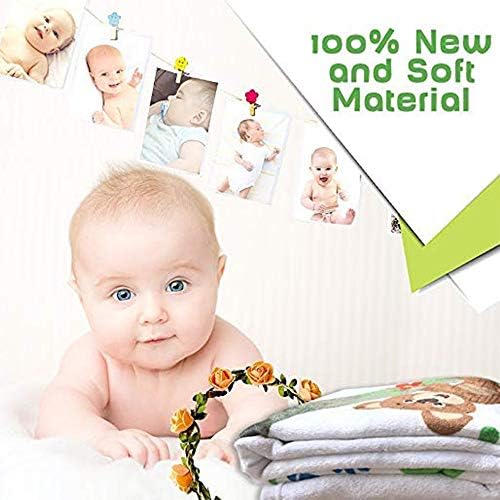 F-FUN SOUL Honeycomb Baby Milestone Blanket 48x40in 1