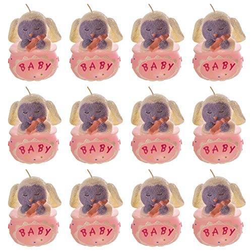 Lunaura Baby Keepsake 12 pcs Pink Lamb Candle Bag