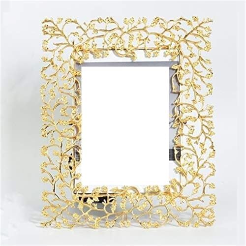 STBTOO 6 Inch Gold Alloy Photo Frame