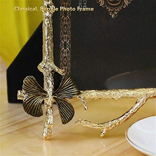 Vintage Gold Photo Frame with Irregular Shape