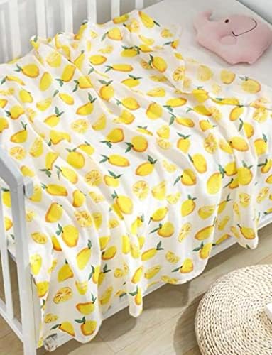 TATA AMG Organic Muslin Cotton Swaddle Blanket 47x47 Inches for Newborns