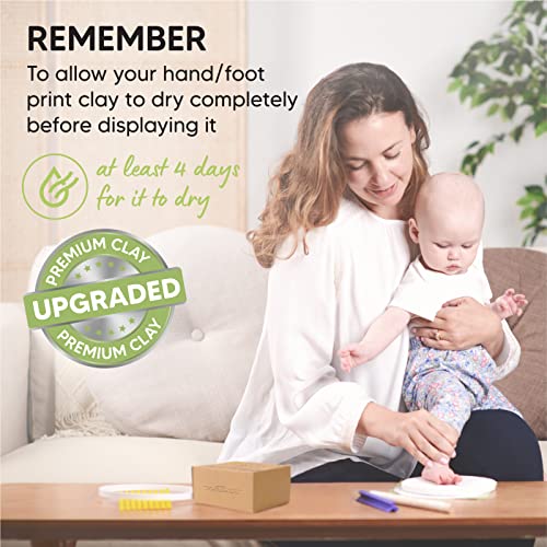KeaBabies Baby Footprint Handprint Keepsake Kit 1