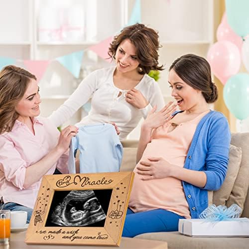 Jenaai Tiny Miracle Engraved Ultrasound Photo Frame