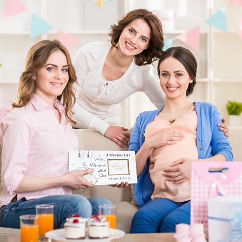 Qilxziy Ultrasound Picture Frame with Pregnancy Countdown 1