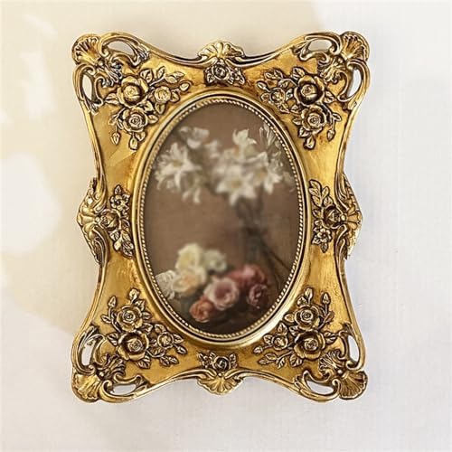 Gold Framed Wedding Photos Resin Decor 105x135 Frames