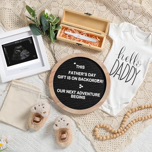 Canlierr 5Pcs Surprise Pregnancy Announcement Kit for Dad