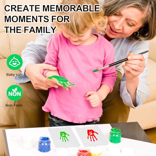 Family Handprint Kit with Night Light Baby Pet Keepsake Personalized Gift