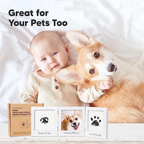 KeaBabies Baby Hand Footprint Kit - Keepsake Frame for Newborns