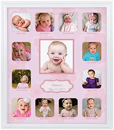 Collage Photo Frame for Baby First Year Keepsake
