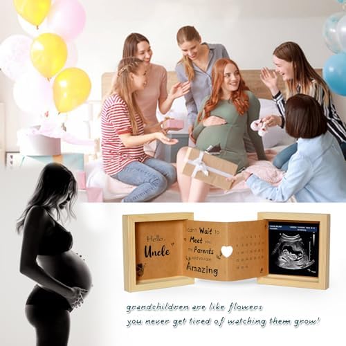 YiLiiod Baby Announcement Wooden Keepsake Box