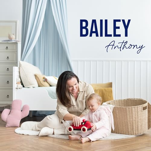 Personalized Wooden Baby Name Sign Custom Wall Decor for Nursery