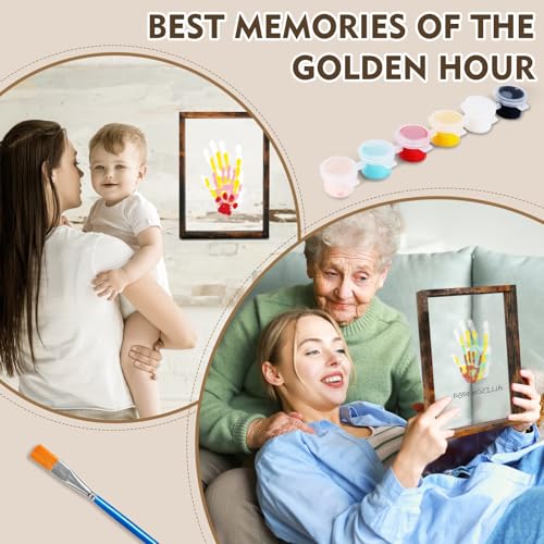 Himake Family Handprint Kit with Non-Toxic Paints