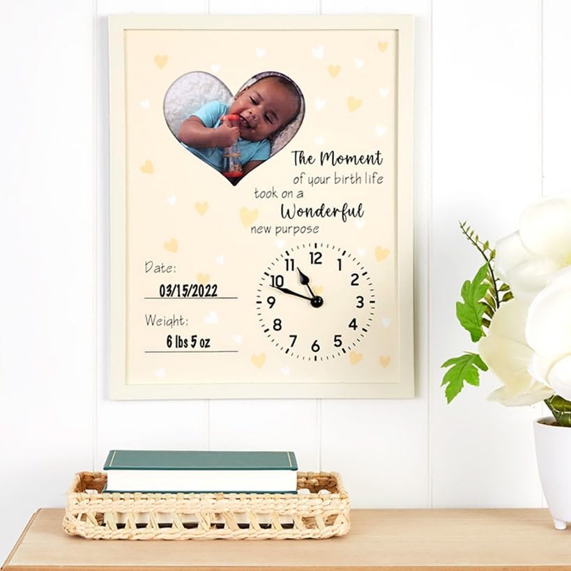 The Lakeside Collection Baby is Born Frame - Custom Newborn Keepsake