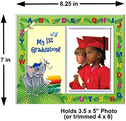 Pre-K Graduation Photo Frame with Elephants Design