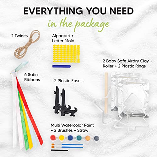 KeaBabies Baby Footprint Handprint Keepsake Kit 1
