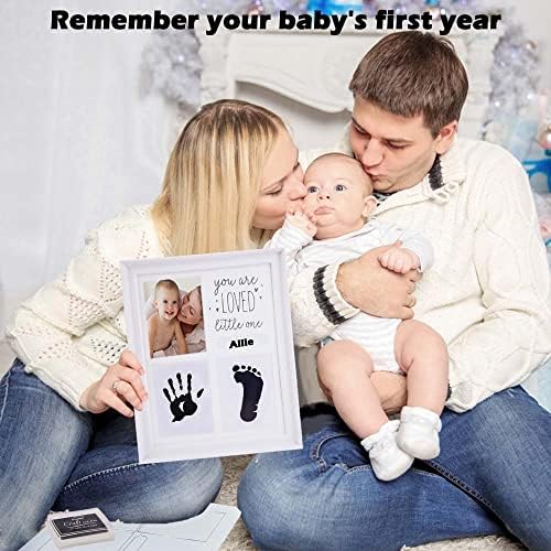 TRLREQ Baby Handprint Footprint Memory Frame Kit