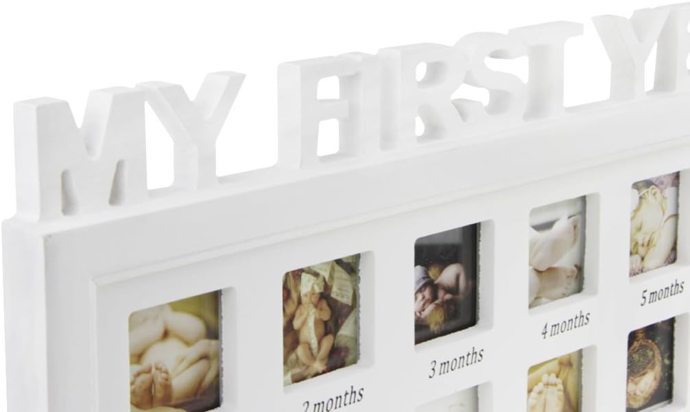 Clobeau Baby First Year Photo Frame Keepsake 1
