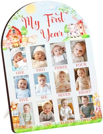 Cheerupp Farm Animal Themed 1st Year Photo Frame