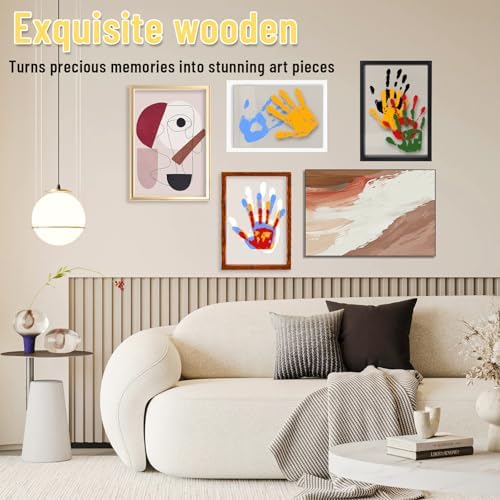 Family Handprint Kit - 6 Colors DIY Keepsake Frame for Newborns Toddlers 1
