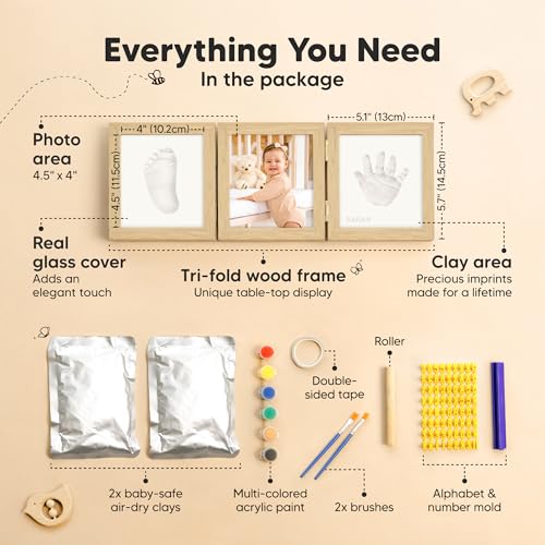 KeaBabies Baby Shower Gift Memory Book Kit 1