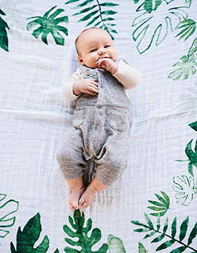 Little Unicorn Monthly Milestone Photo Blanket - 47 x 46 Inches
