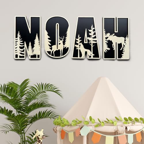 Personalized Wooden Name Sign for Nursery