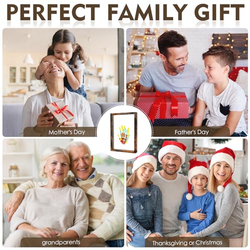 Himake Family Handprint Kit with Non-Toxic Paints