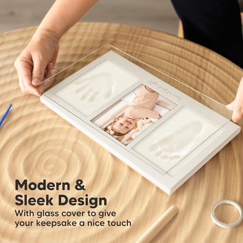 KeaBabies Baby Hand and Footprint Kit Frame