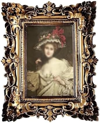 6-inch Embossed Resin Table With Photo Frames For Wedding Keepsakes 1