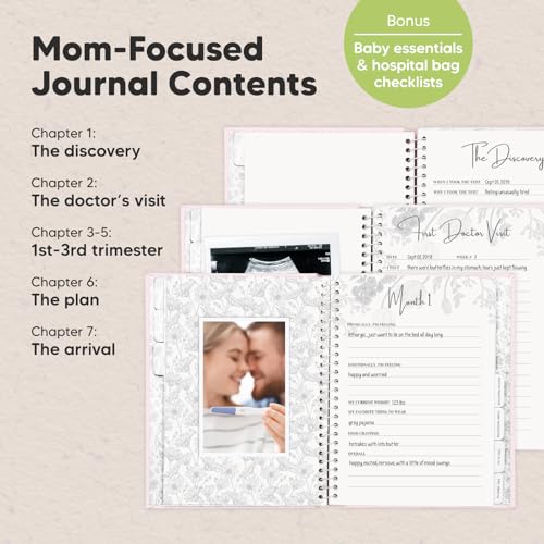 KeaBabies Baby Footprint Kit Pregnancy Journal