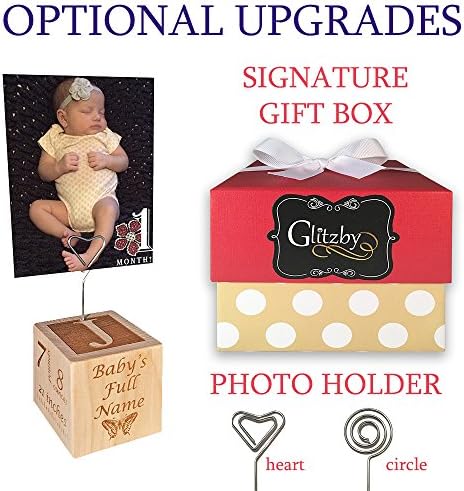 Glitzby Adoption Wooden Block Keepsake Gift