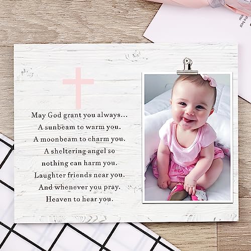 Baptism Gift Frame for Goddaughter and Godchild